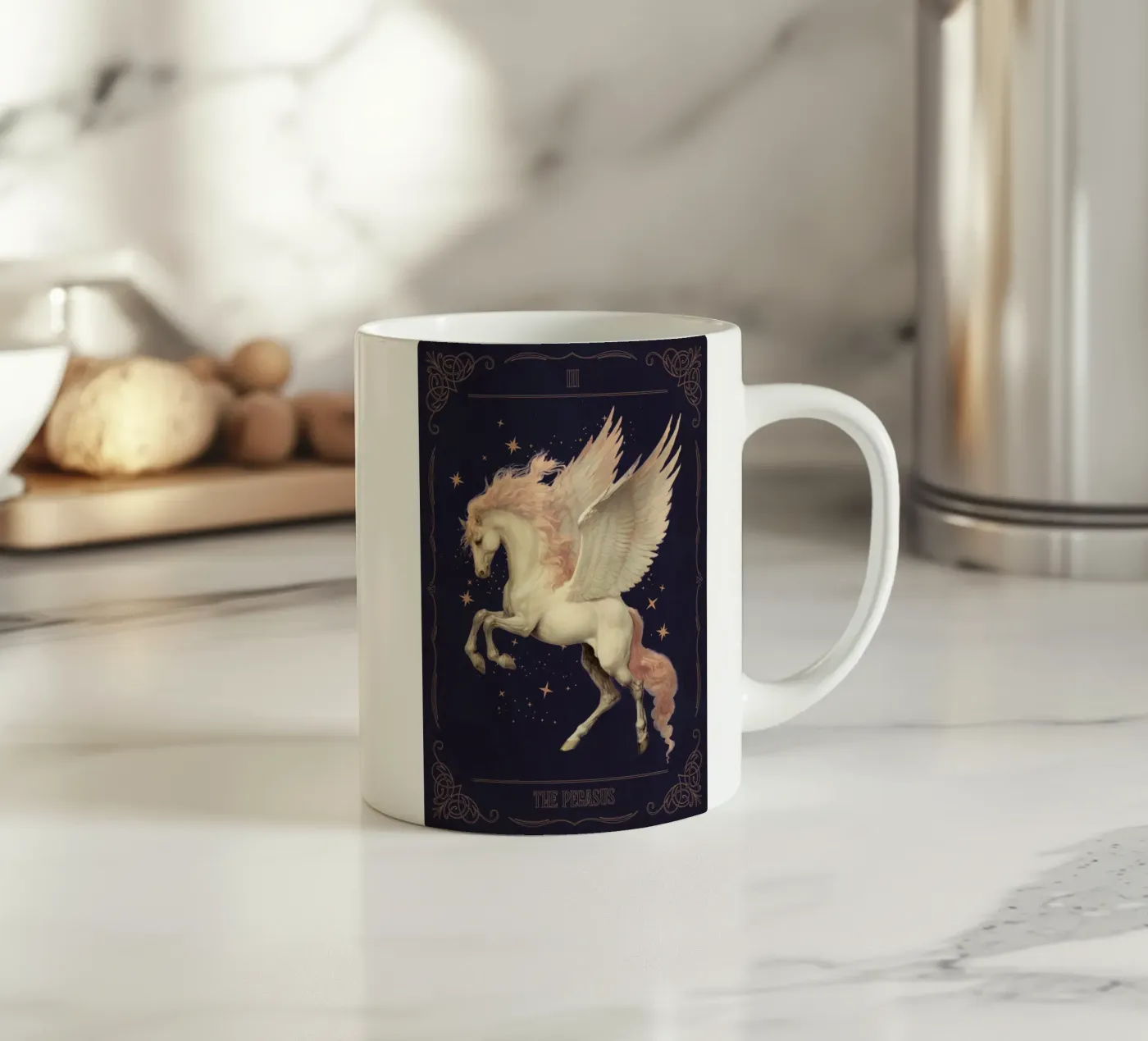 Pegasus ceramic mug by Luna & Noctua