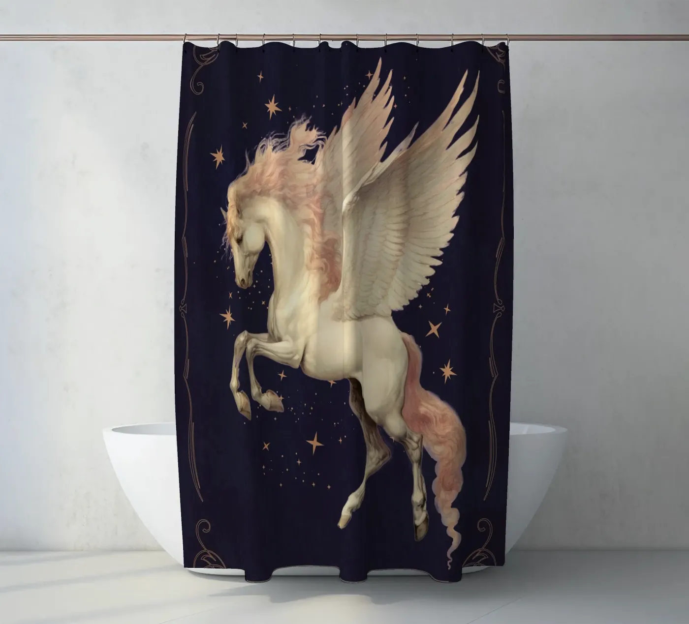 Pegasus Duschvorhang von Luna & Noctua