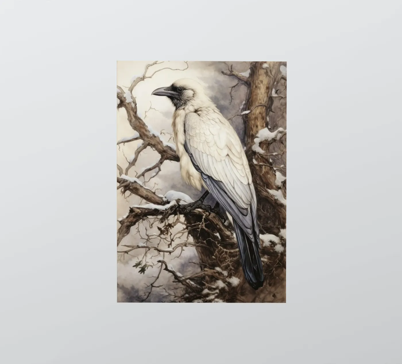 Rabe sticker van Luna & Noctua