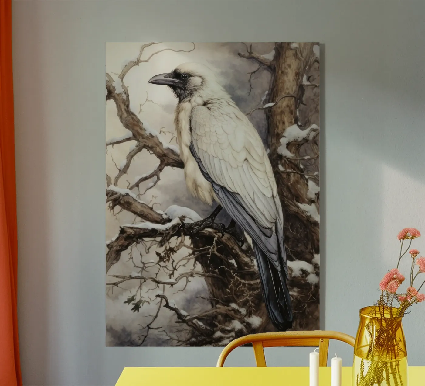 Rabe Acryl-Glas von Luna & Noctua