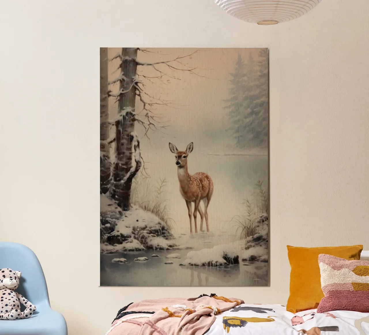 Reh im Winterwald poster da Luna & Noctua