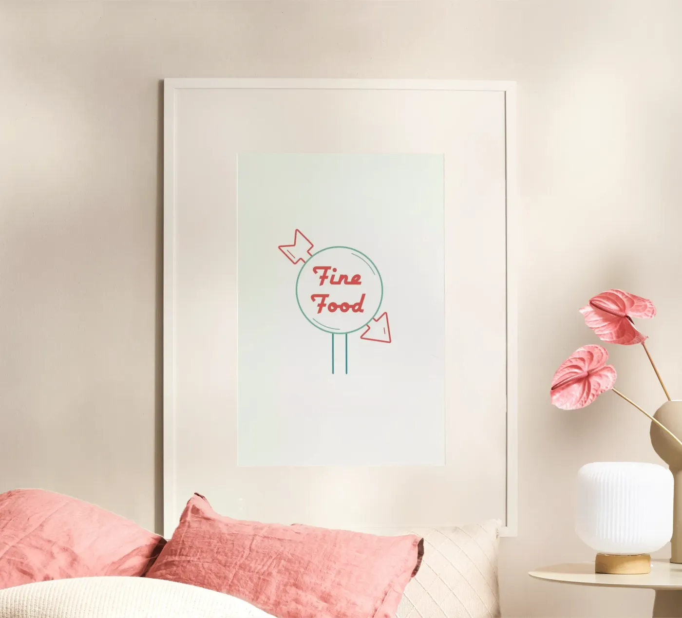Fine Food poster da Dean Smith