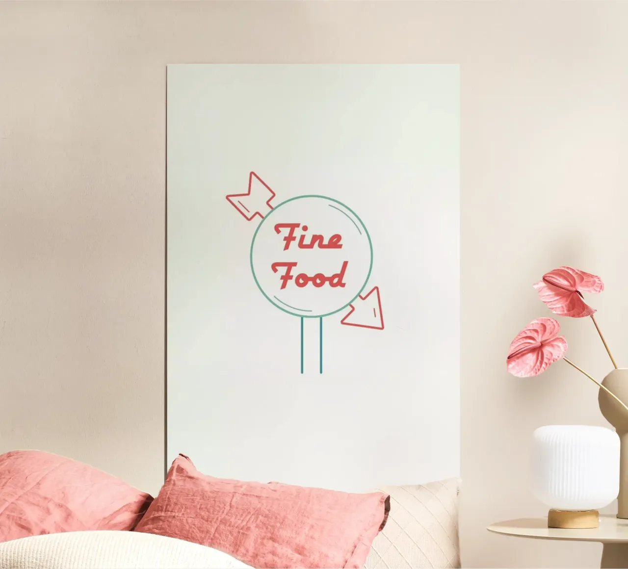 Fine Food poster da Dean Smith