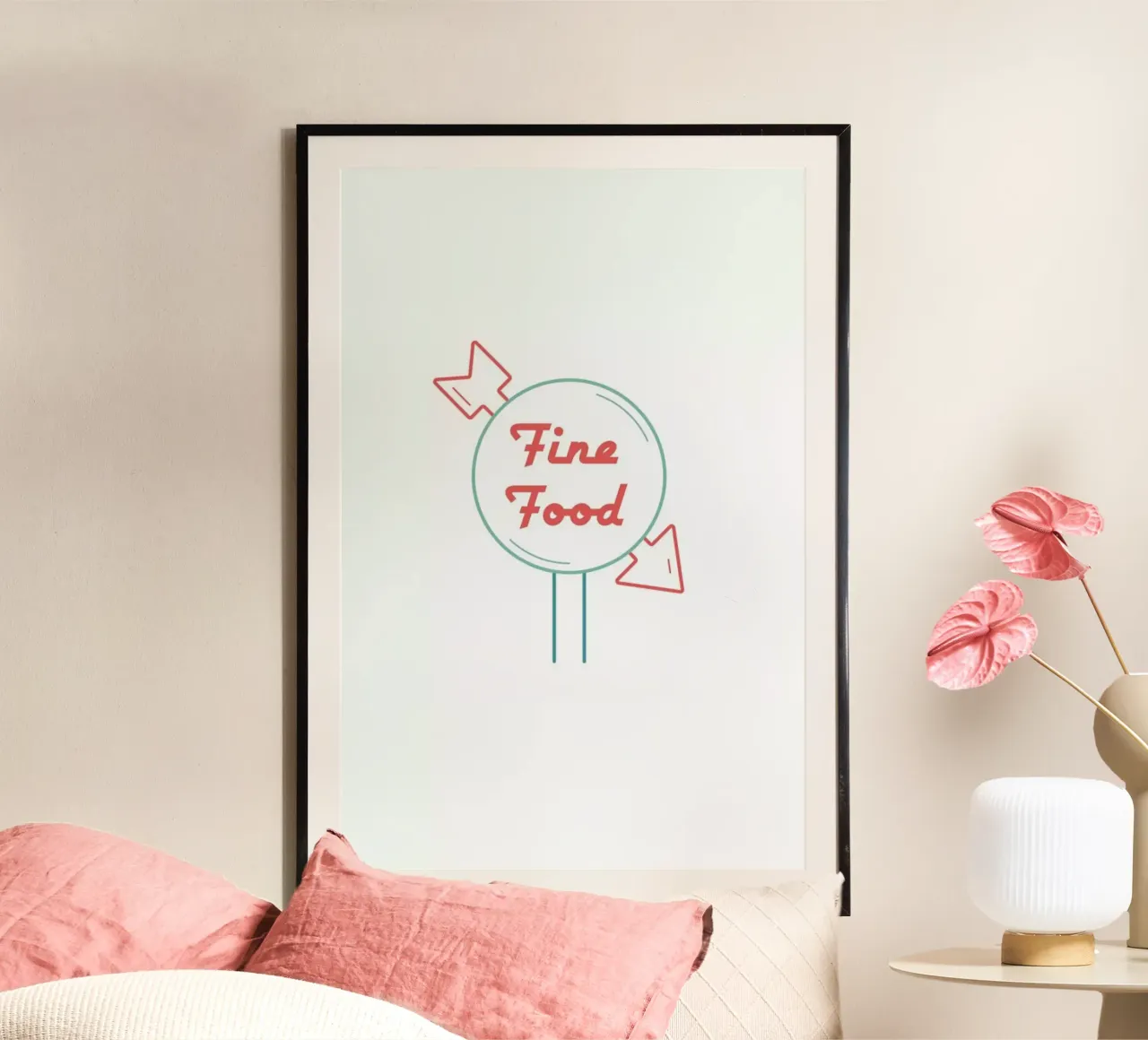 Fine Food poster da Dean Smith