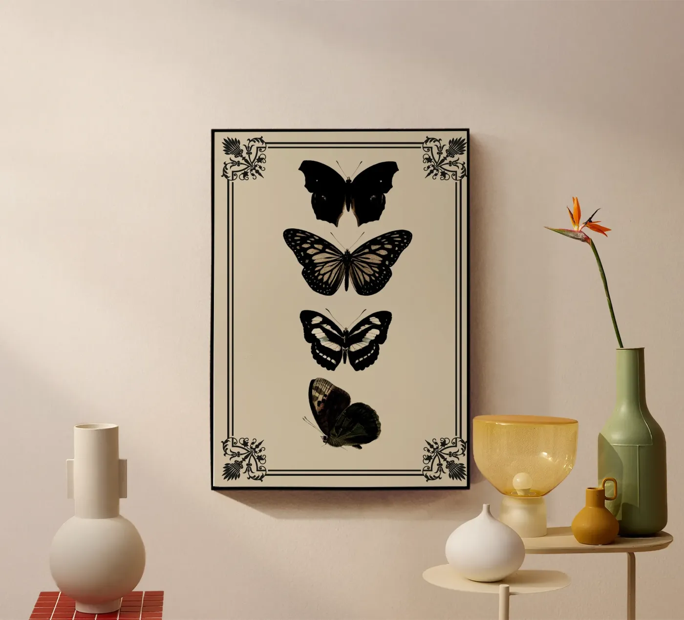 Schmetterlinge acryl van Luna & Noctua