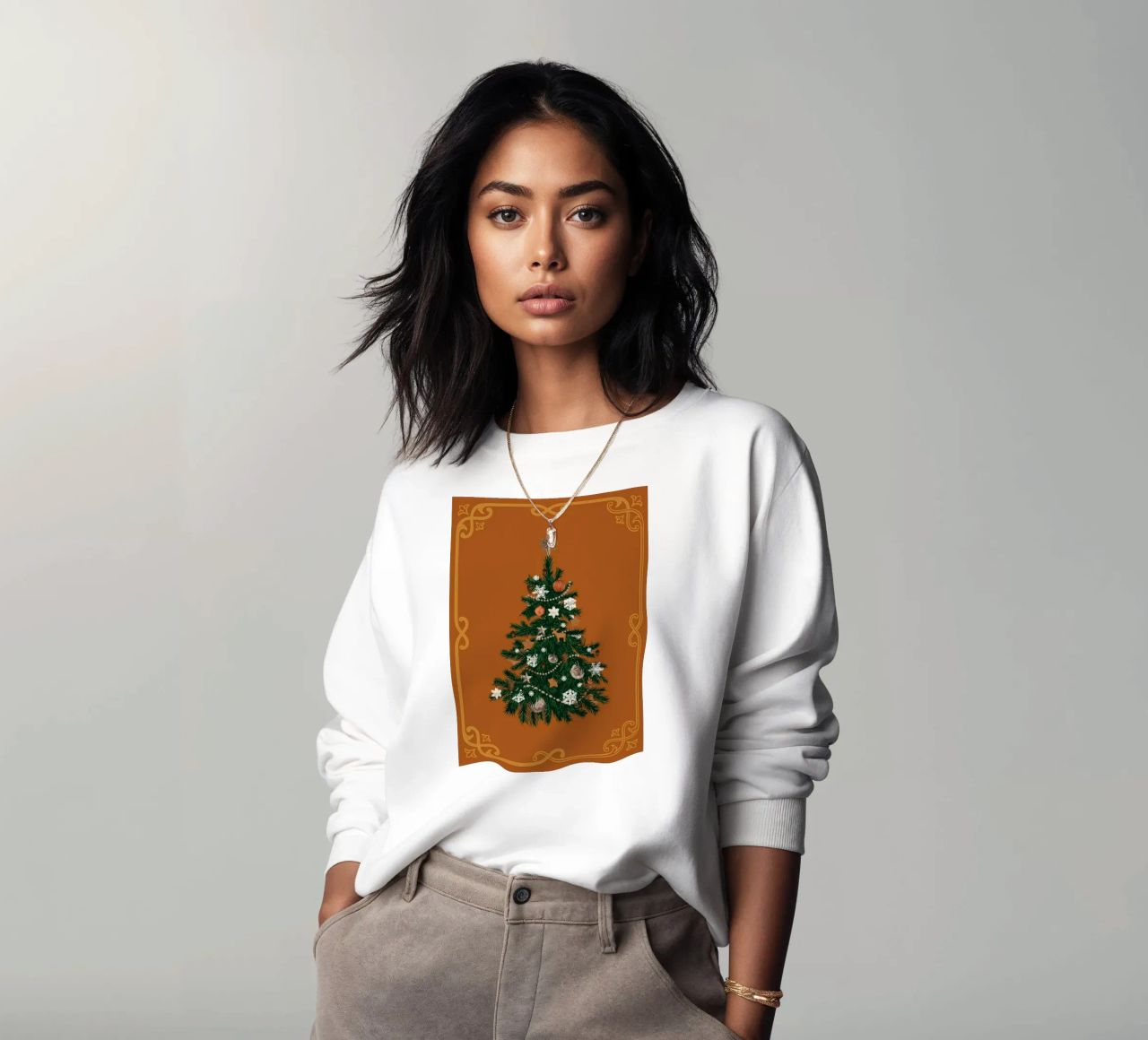 Weihnachtsbaum sudadera de Luna & Noctua