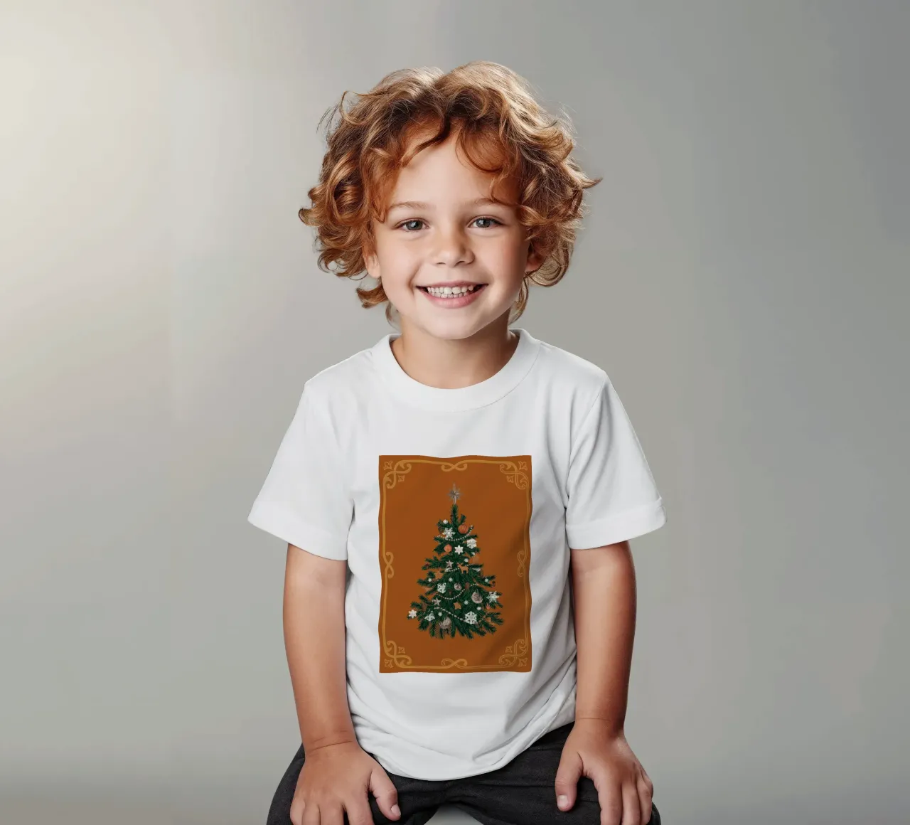 Weihnachtsbaum t-shirt bambini da Luna & Noctua
