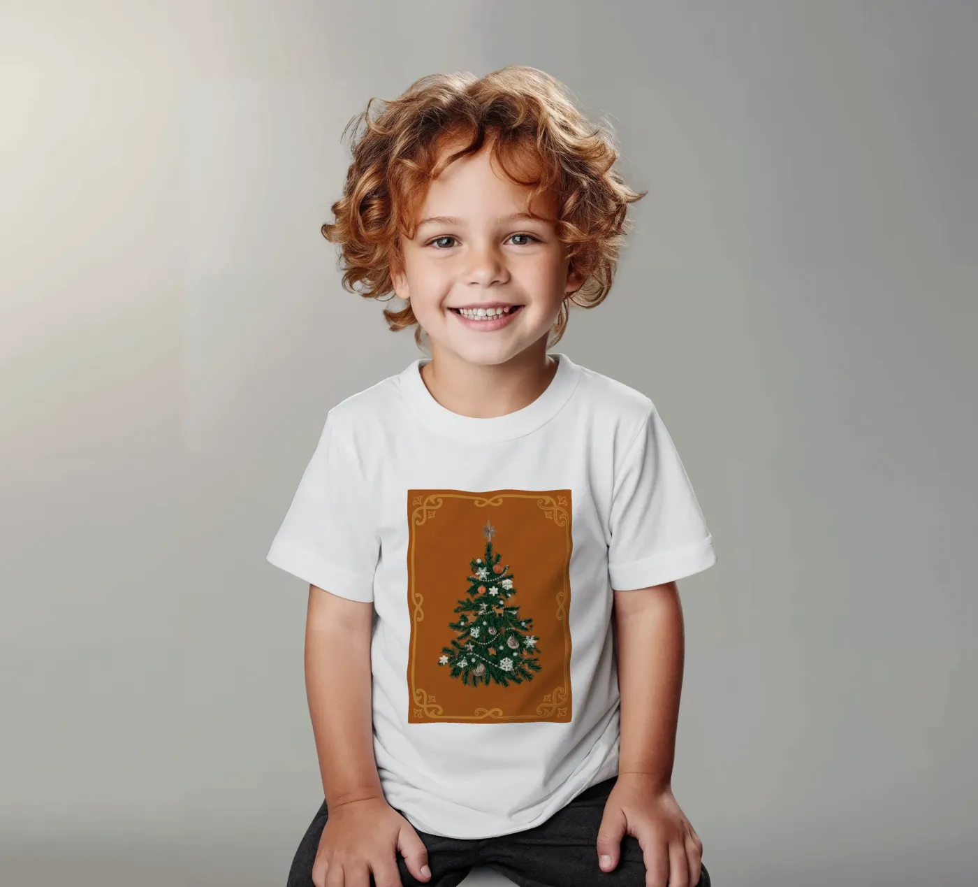 Weihnachtsbaum Kinder T-Shirt von Luna & Noctua