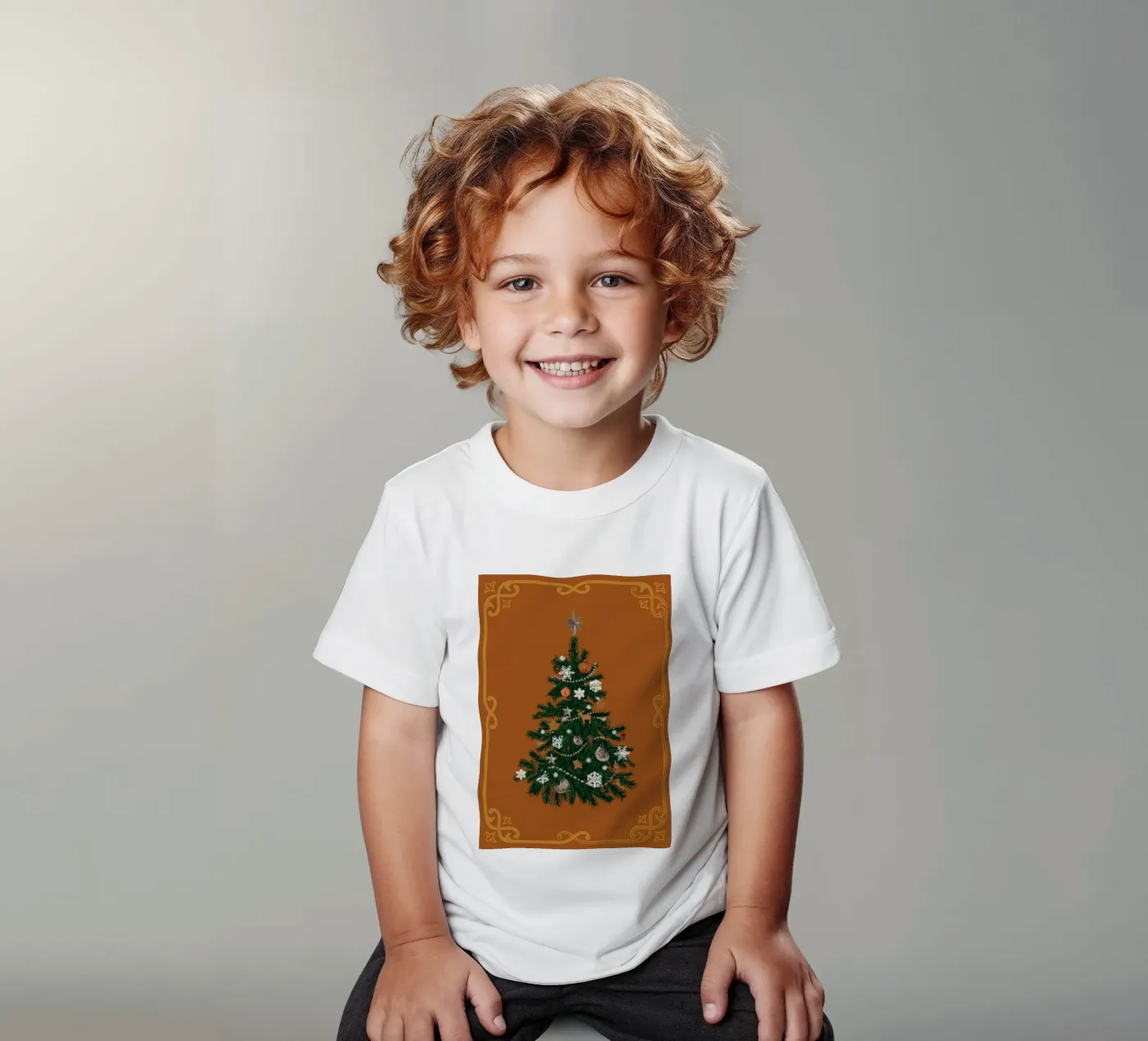Weihnachtsbaum Kinder T-Shirt von Luna & Noctua