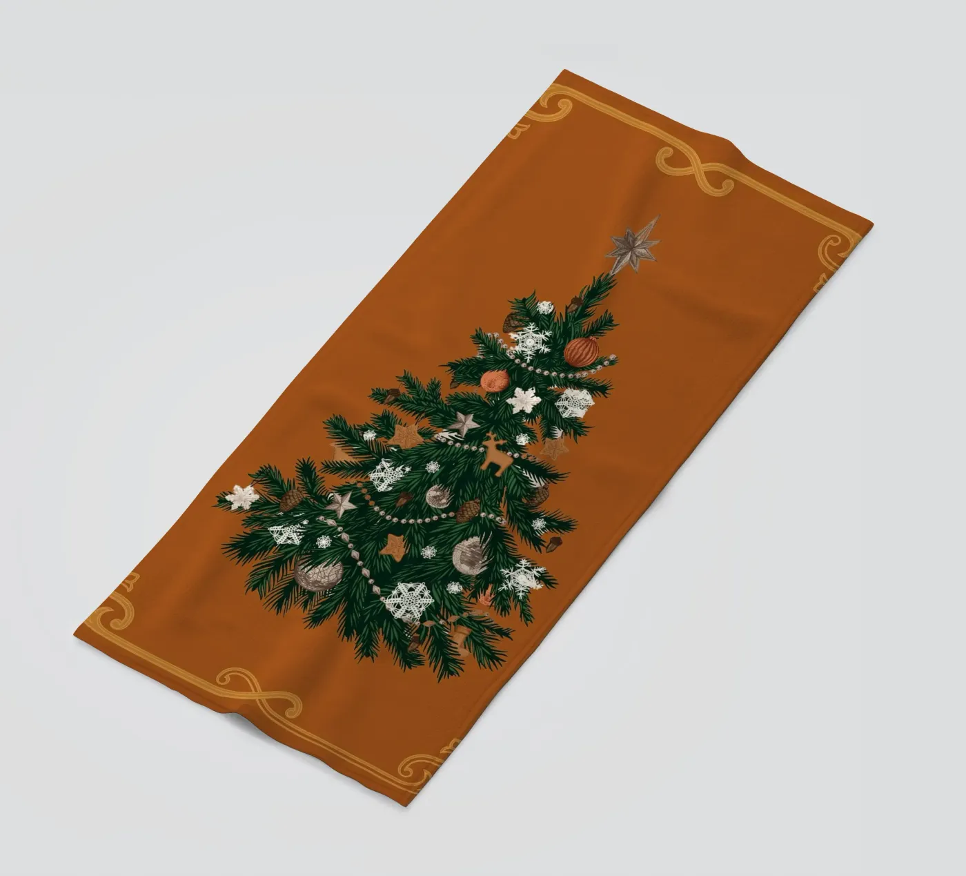 Weihnachtsbaum Strandtuch von Luna & Noctua