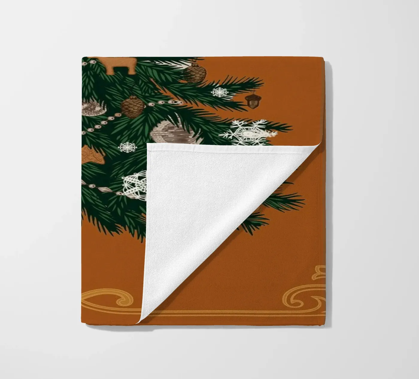 Weihnachtsbaum Strandtuch von Luna & Noctua