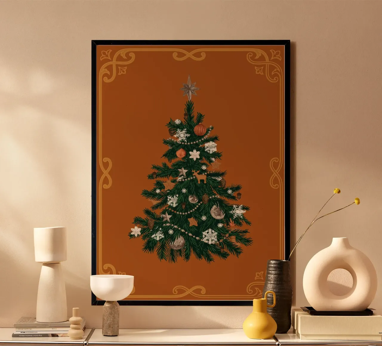 Weihnachtsbaum poster da Luna & Noctua