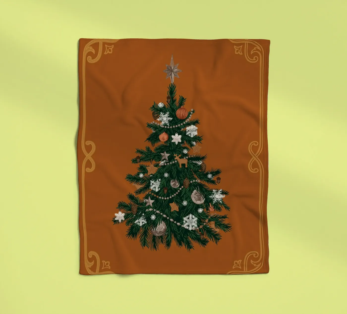 Weihnachtsbaum fleecedeken van Luna & Noctua