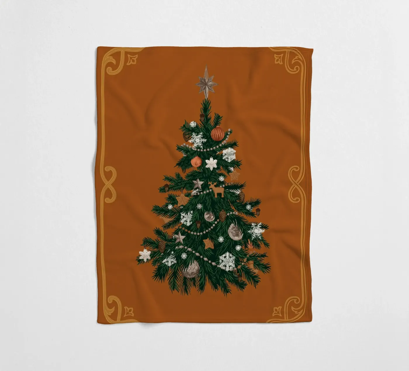 Weihnachtsbaum fleecedeken van Luna & Noctua