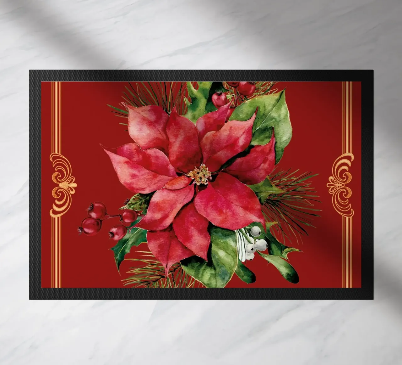 Weihnachtsstern deurmat van Luna & Noctua