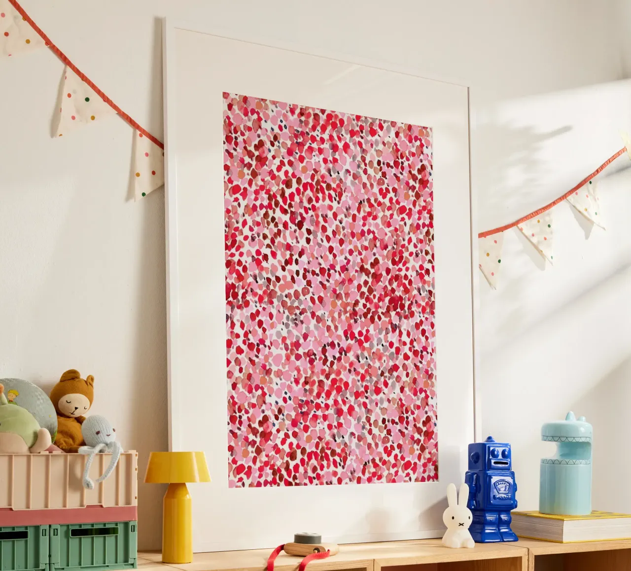 Lighthearted Sweetheart poster con telaio in legno da Jacqueline Maldonado