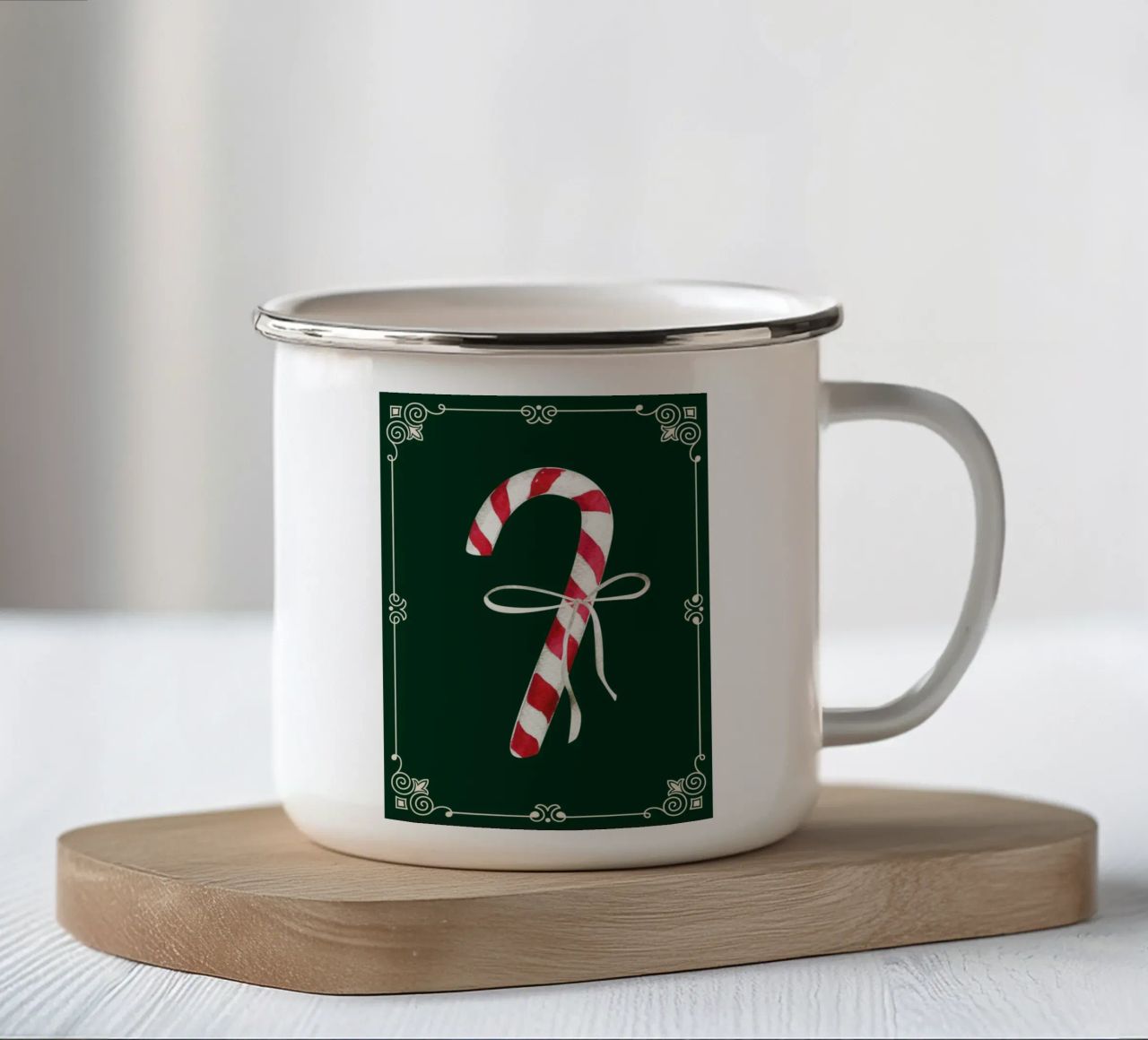 Zuckerstange tazza in smalto da Luna & Noctua