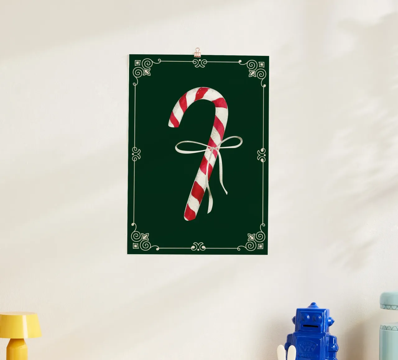 Zuckerstange poster with plastic frame by Luna & Noctua
