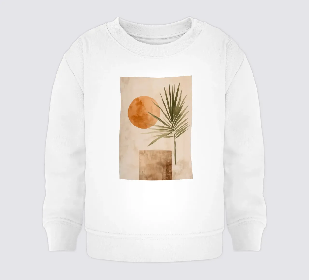 Palm Leaf And Sun felpa neonato da treechild