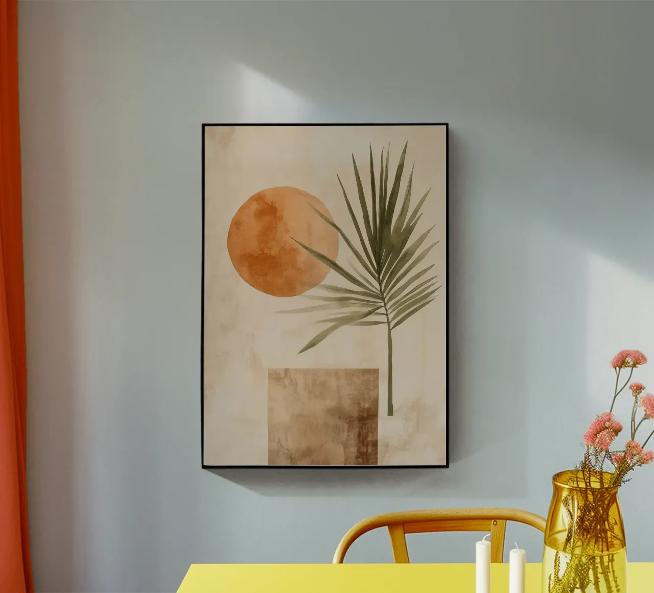 Palm Leaf And Sun plexiglass da treechild