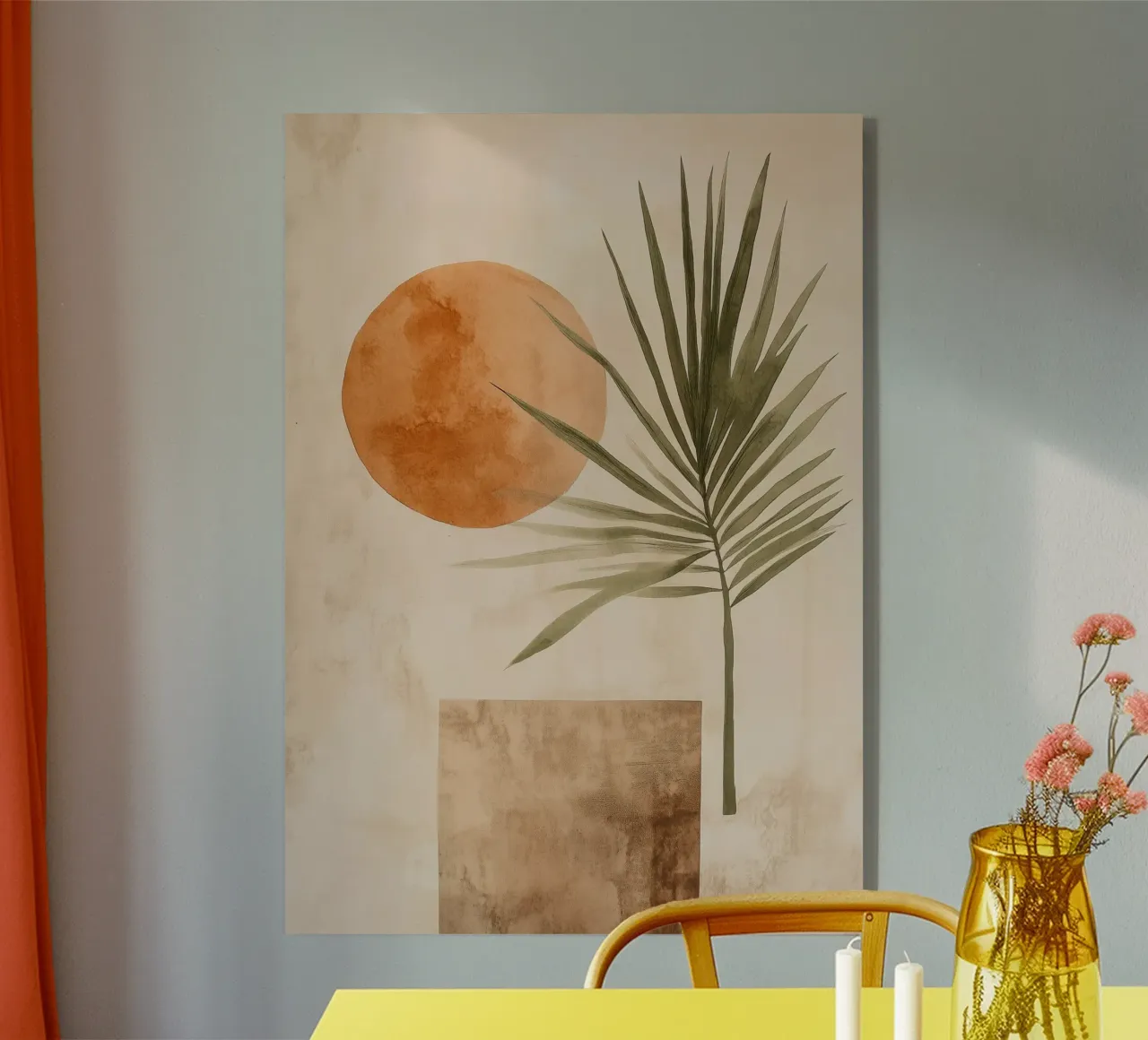 Palm Leaf And Sun plexiglass da treechild