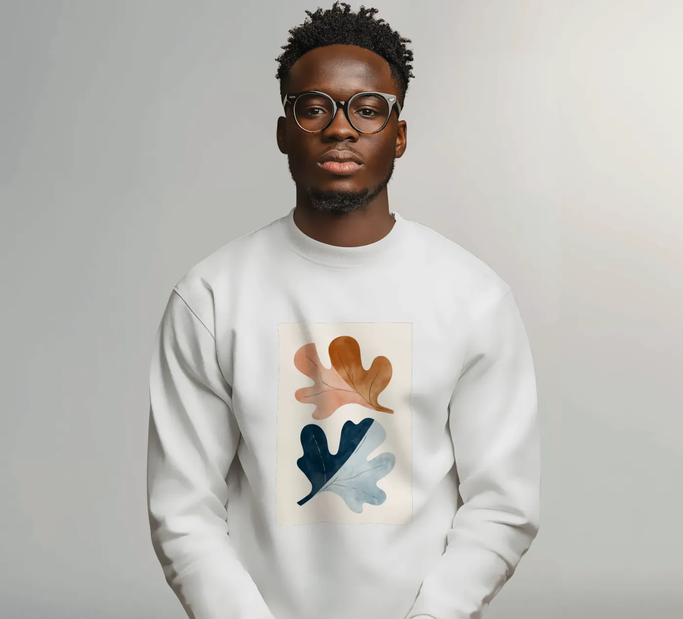 Two Leafs sweatshirt by treechild