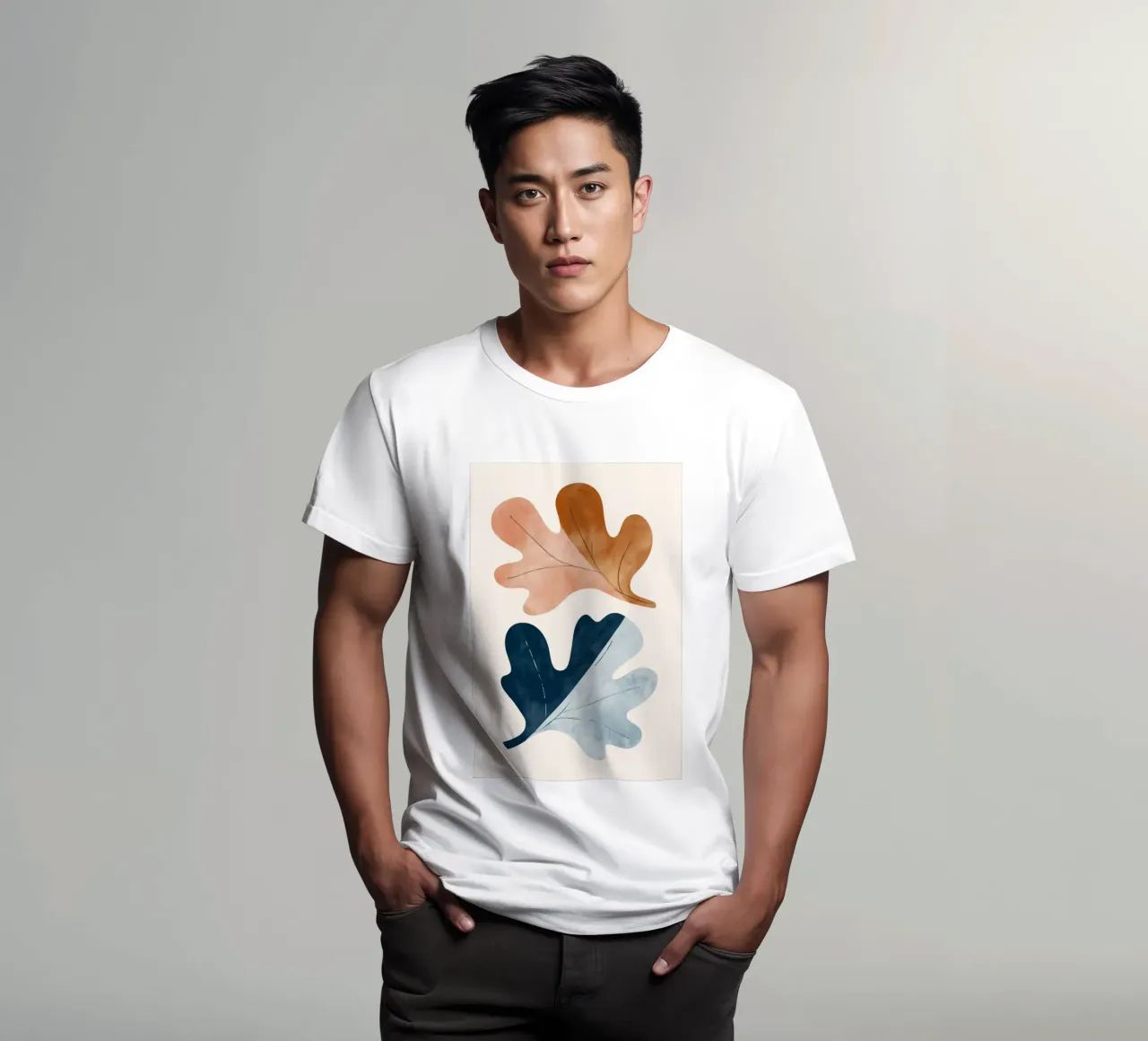 Two Leafs t-shirt da treechild
