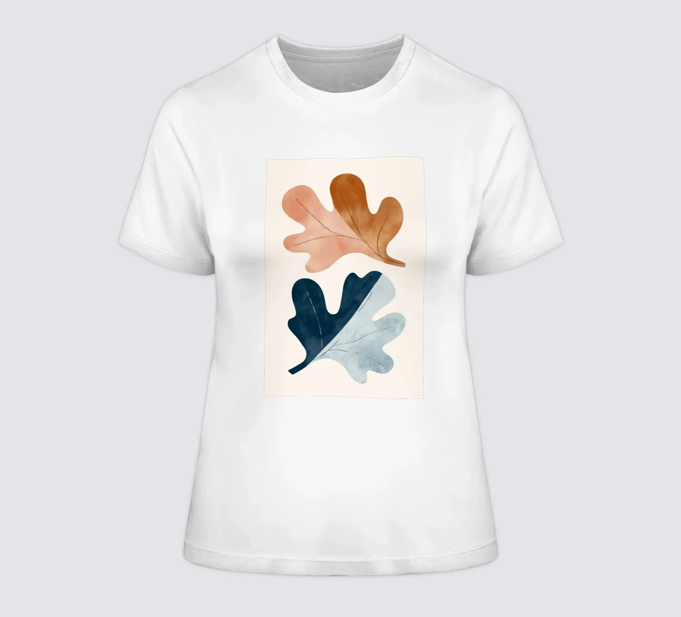 Two Leafs t-shirt da donna da treechild