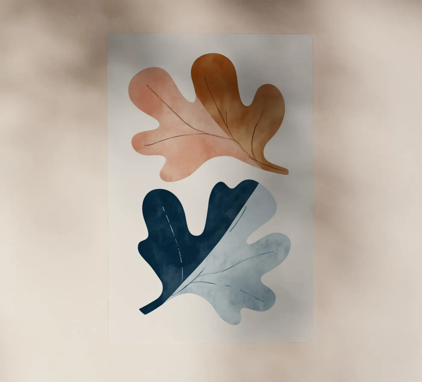 Two Leafs backlit film by treechild