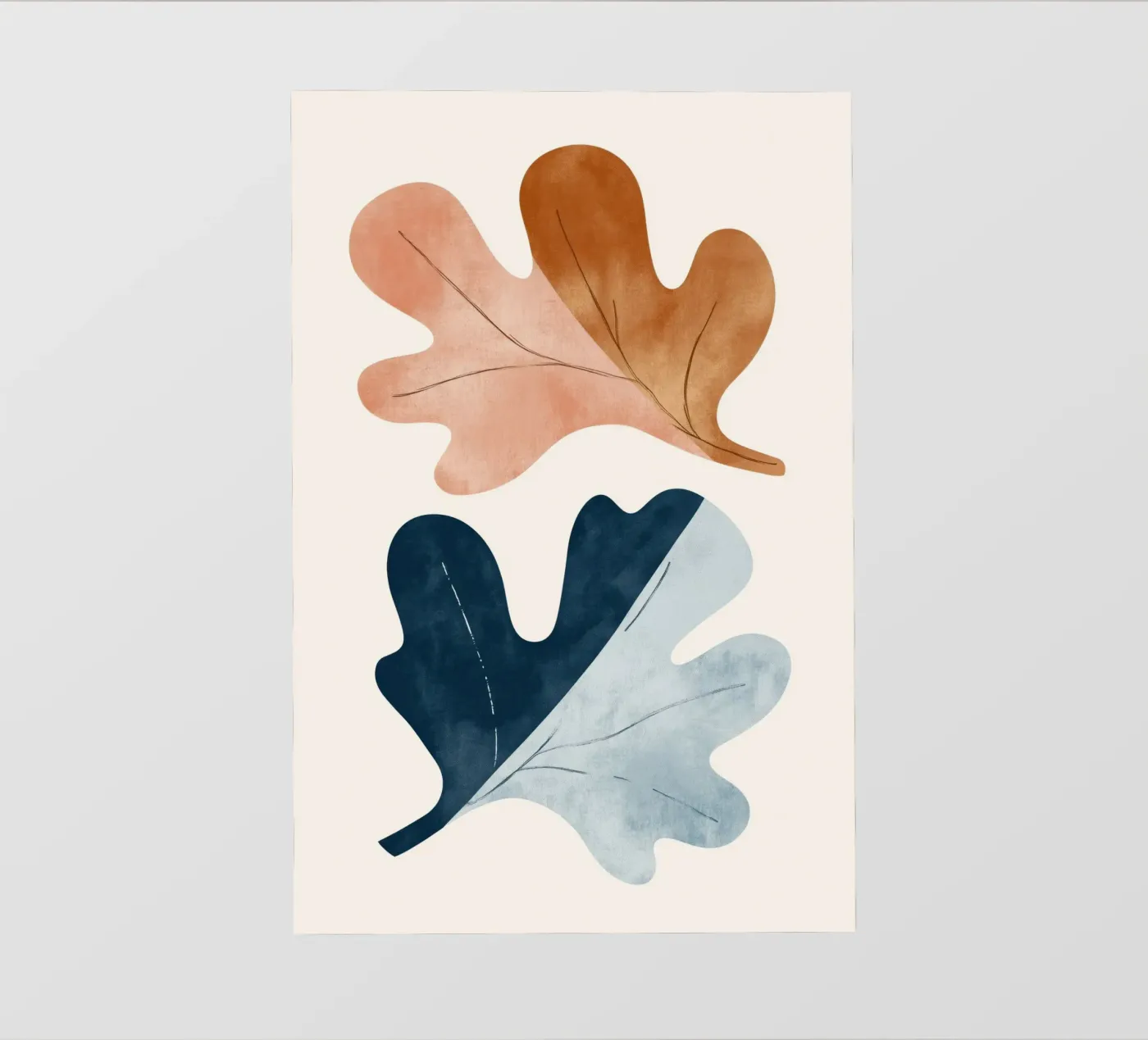 Two Leafs backlit film by treechild