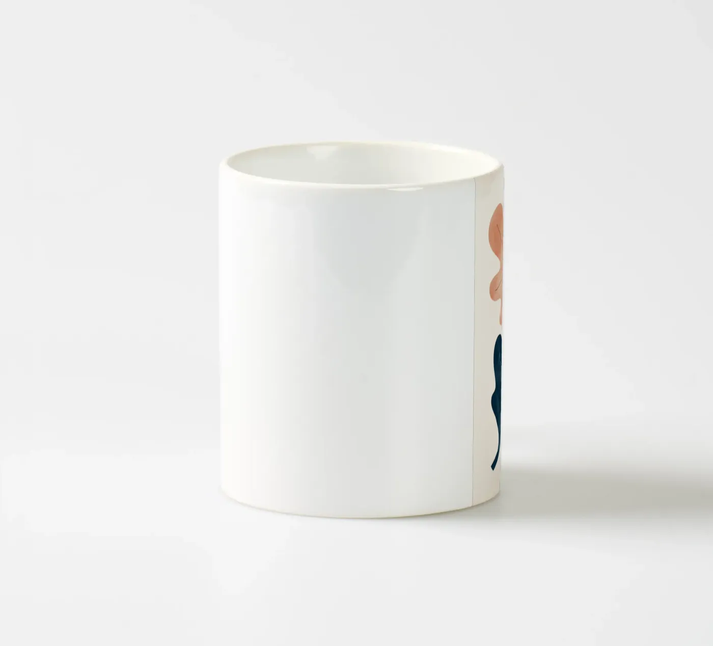 Two Leafs ceramic mug by treechild