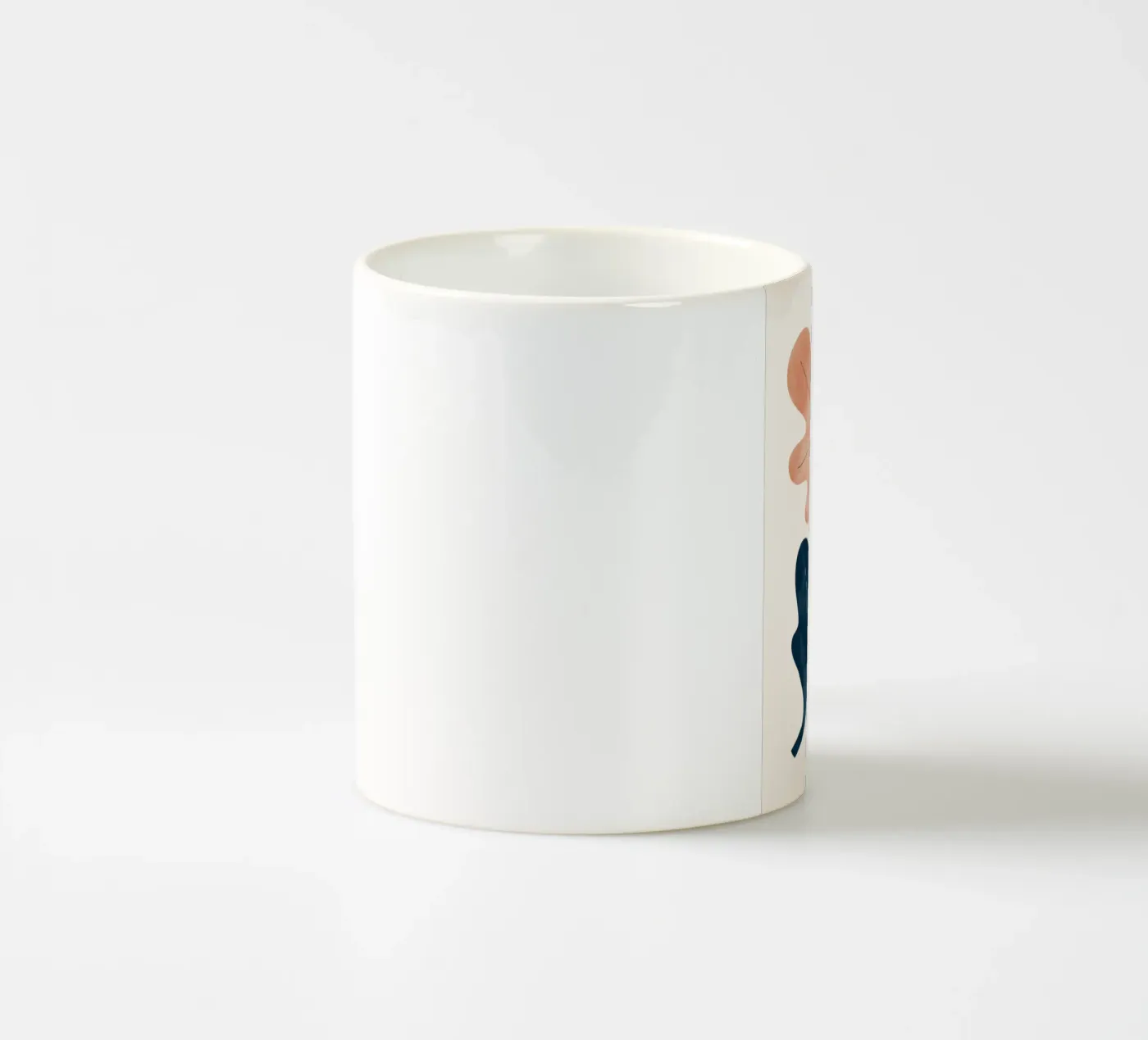 Two Leafs ceramic mug by treechild