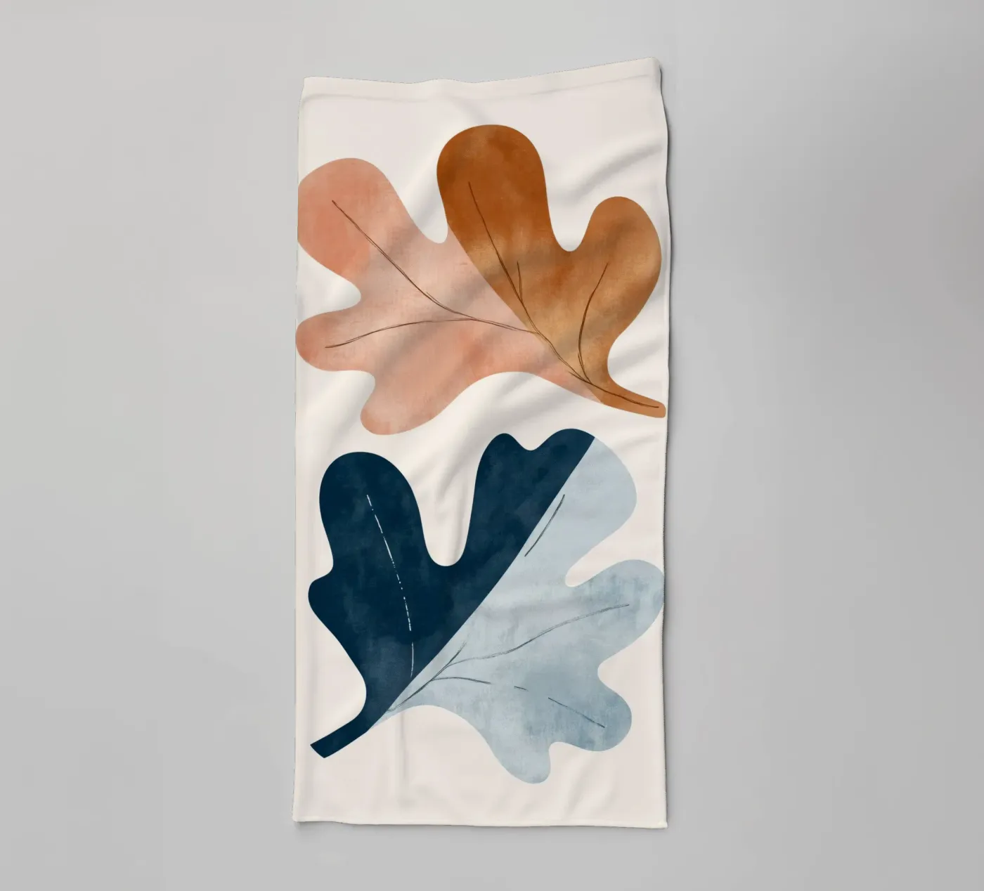 Two Leafs badhanddoek van treechild