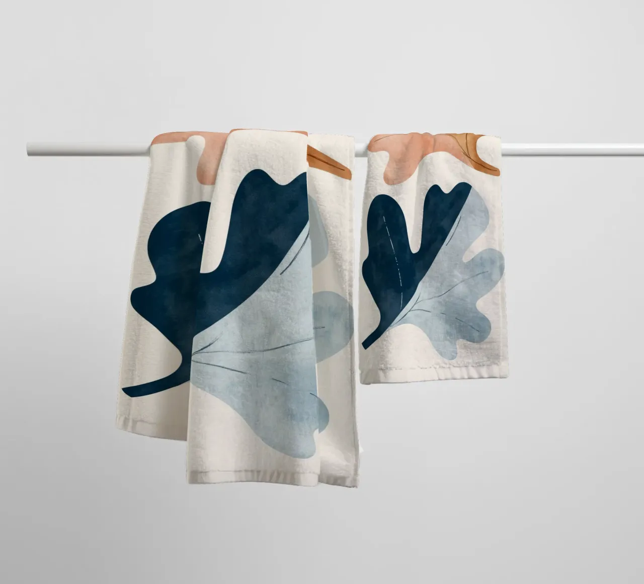 Two Leafs towel by treechild
