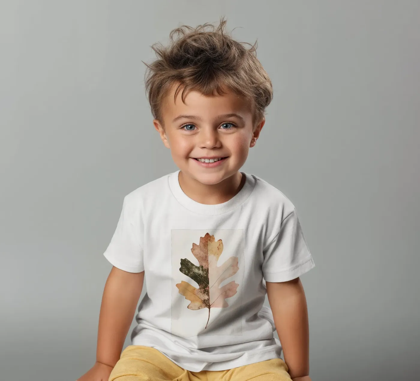 Leaf Lines t-shirt bambini da treechild