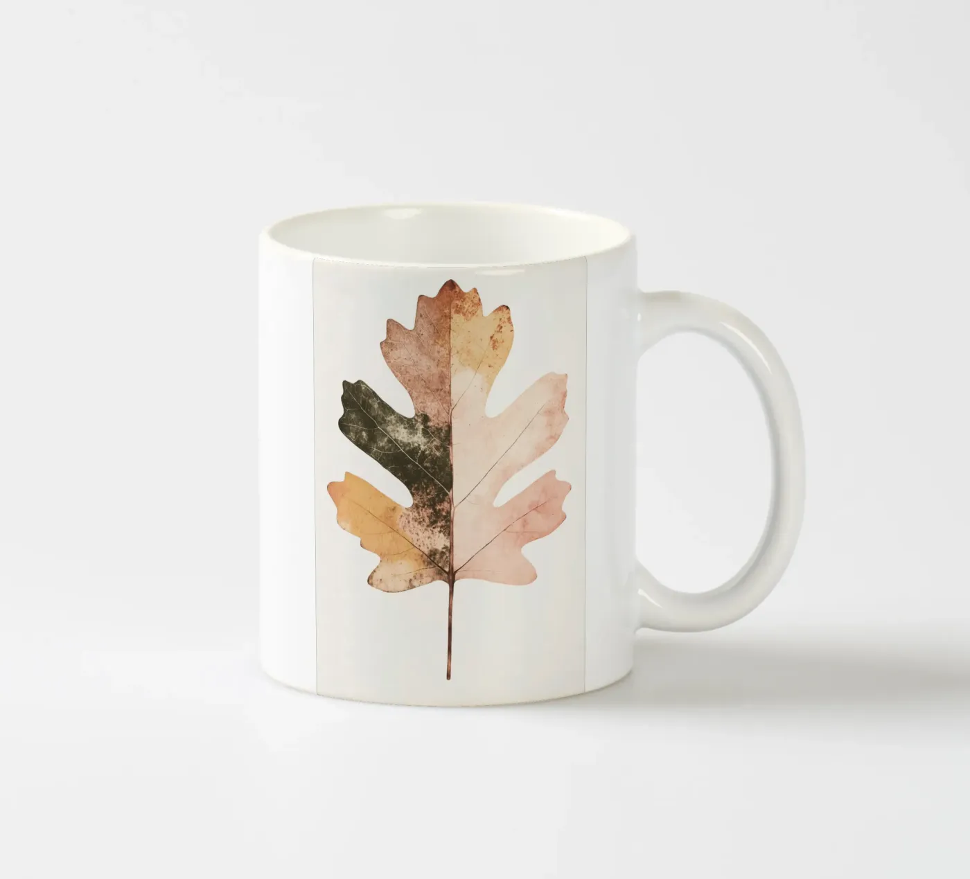 Leaf Lines mug en céramique de treechild