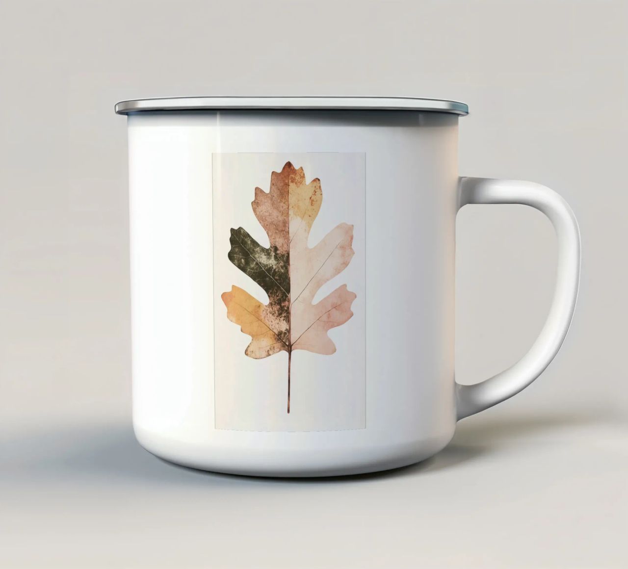 Leaf Lines tazza in smalto da treechild