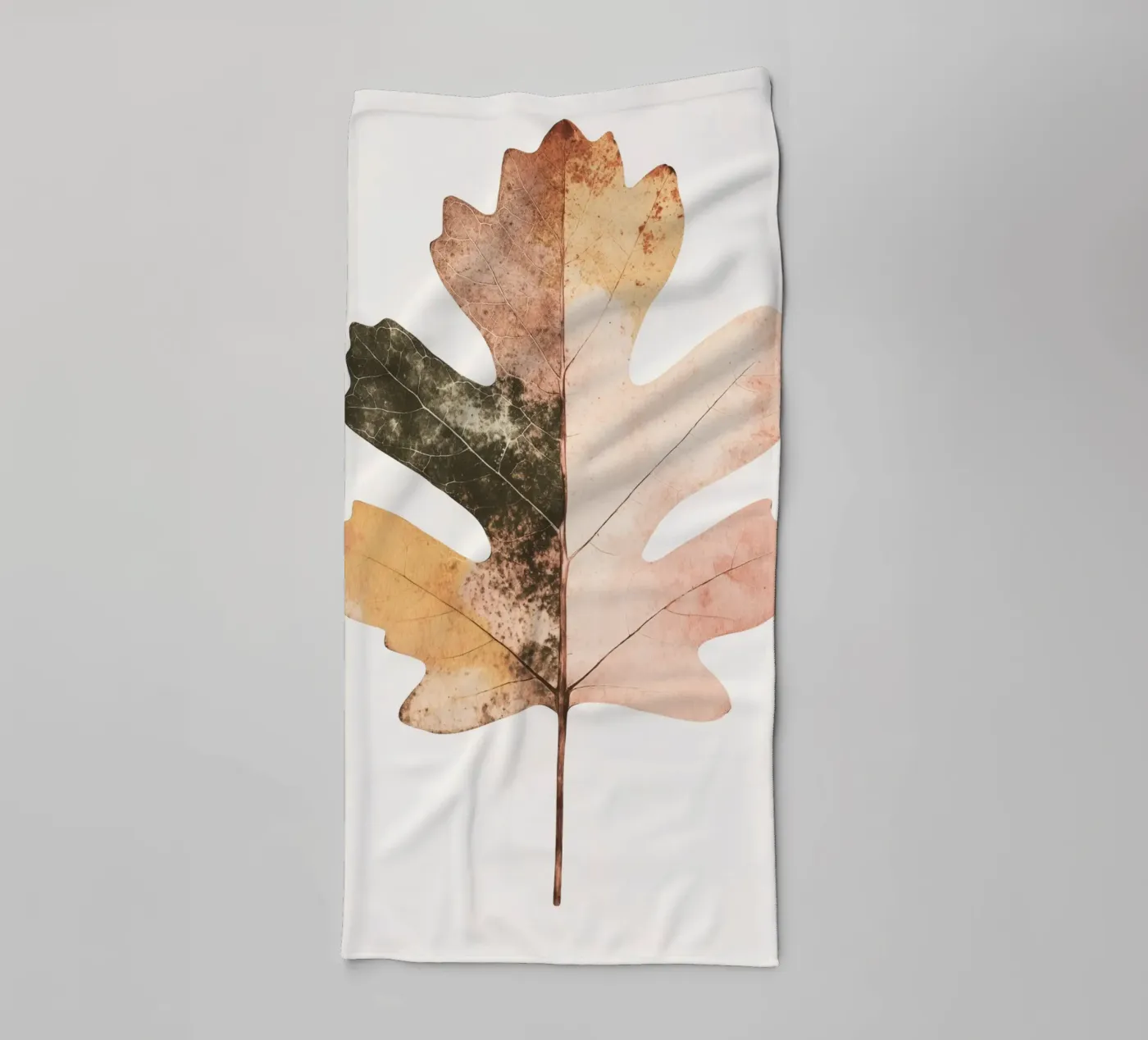 Leaf Lines towel by treechild