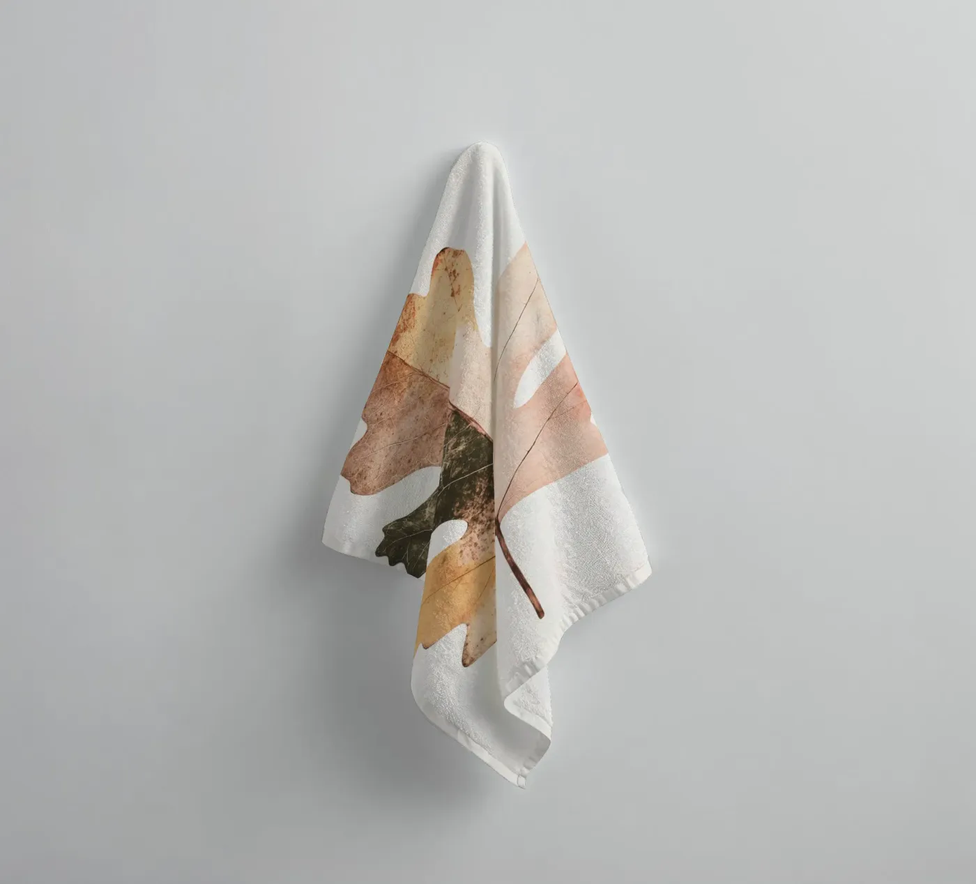 Leaf Lines towel by treechild