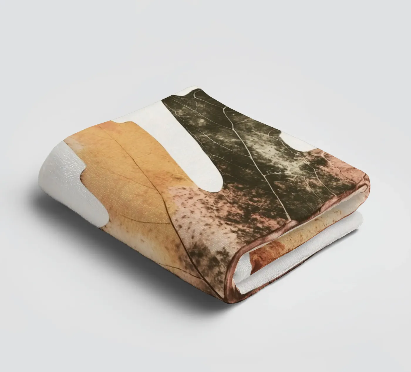Leaf Lines towel by treechild