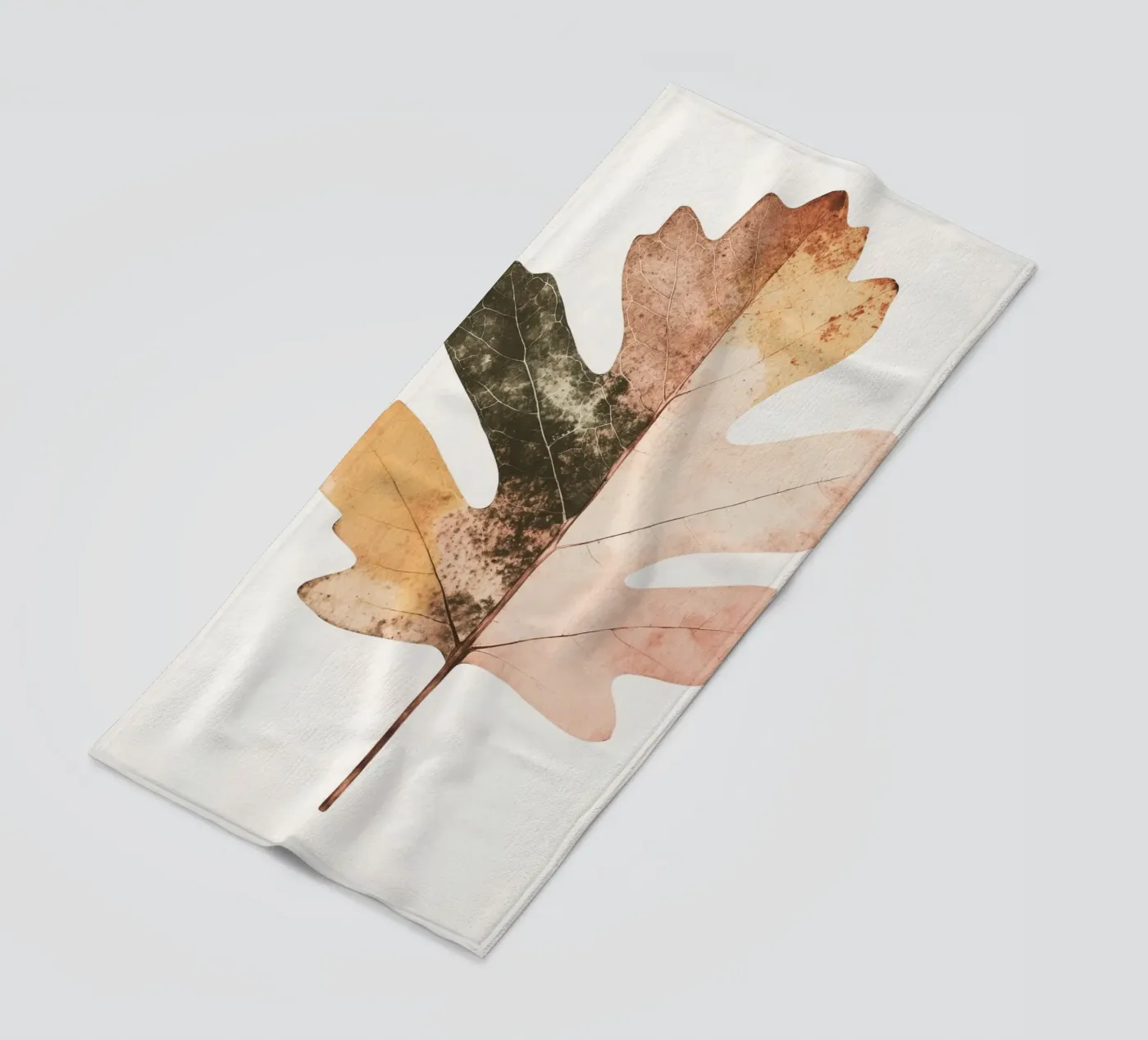 Leaf Lines serviette de plage de treechild