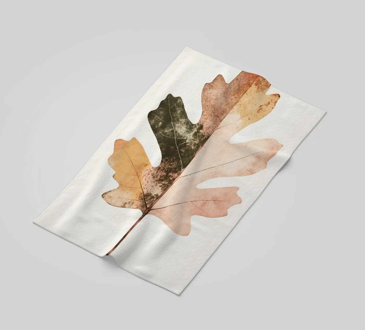 Leaf Lines serviette de plage de treechild