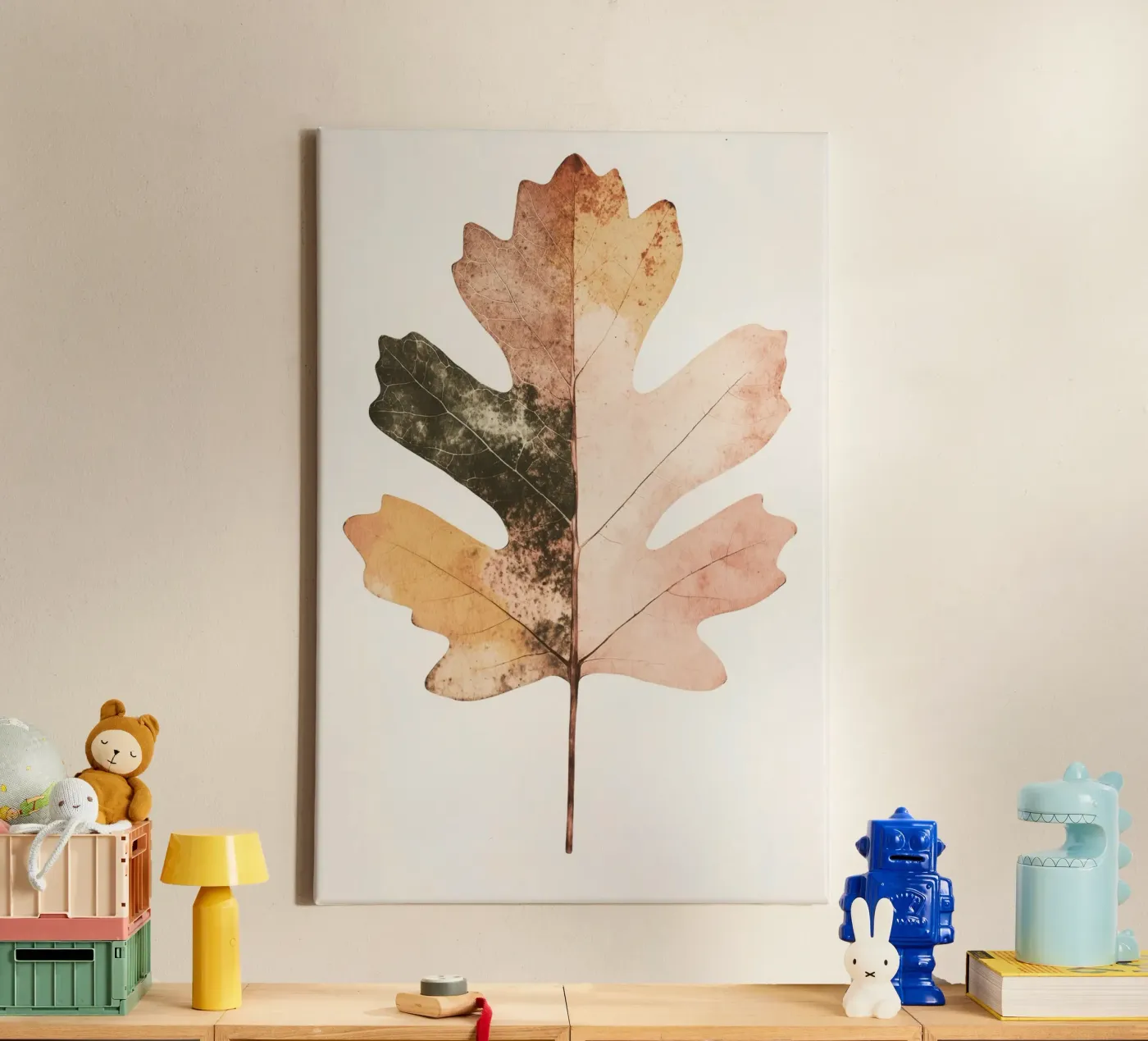 Leaf Lines Leinwand von treechild