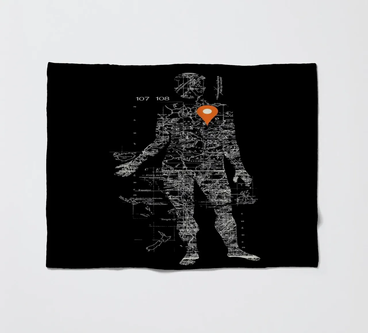 Travel With Me Fleecedecke von Tobe Fonseca