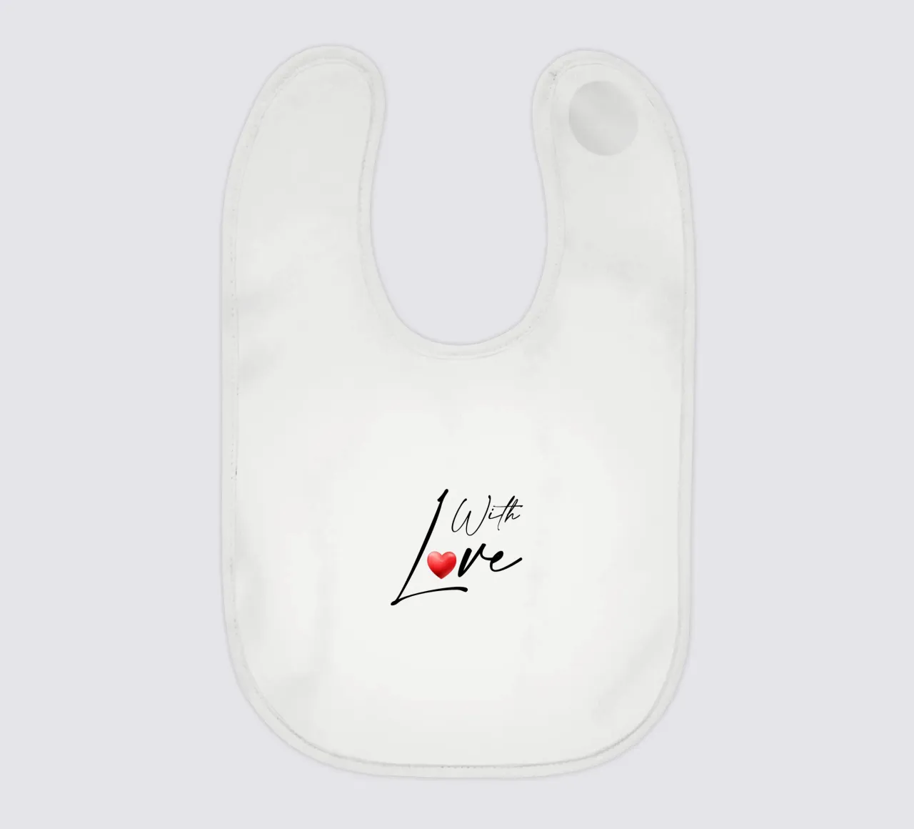 con amore bavaglino da 🎁 NOBELART