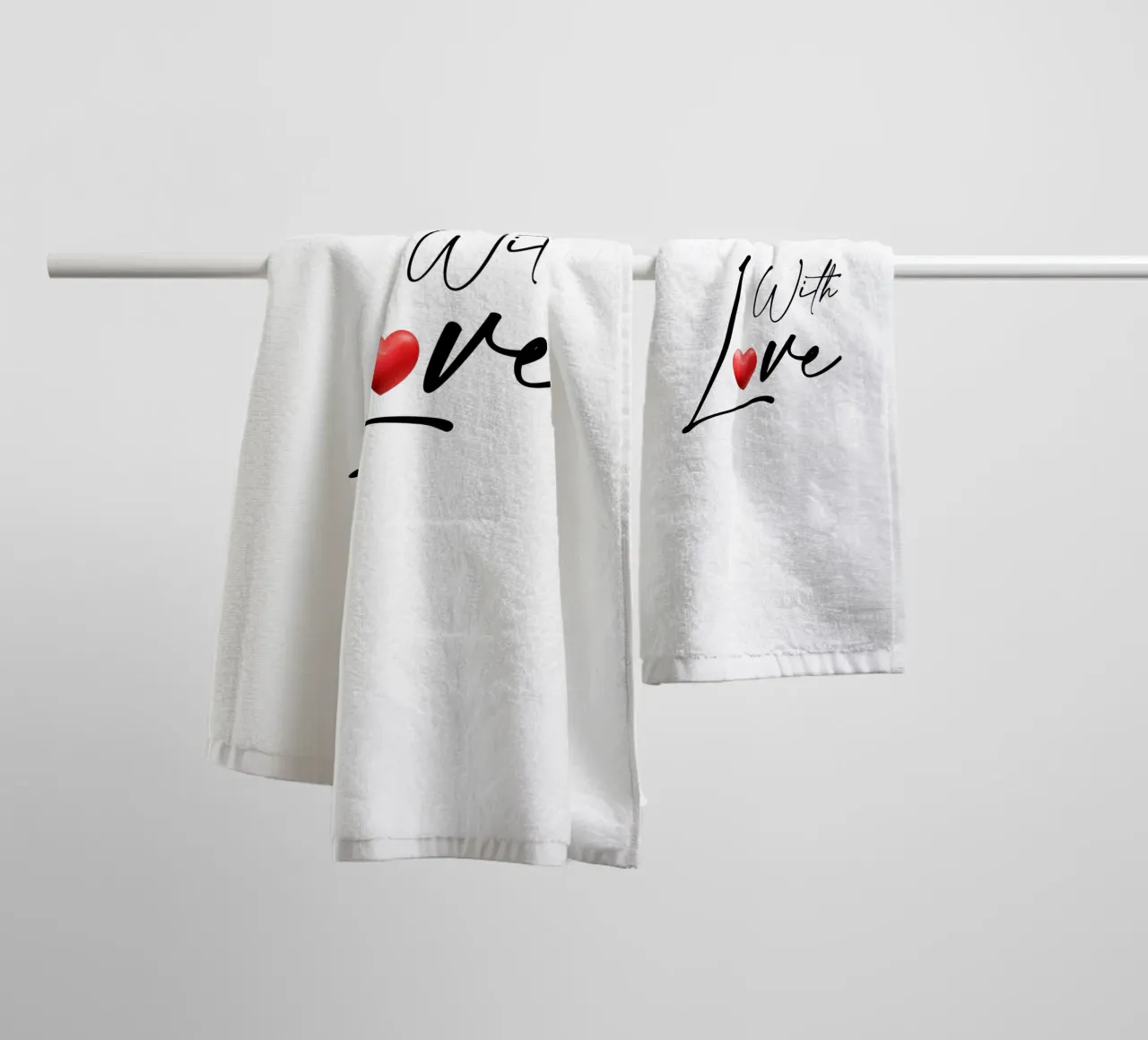 con amore asciugamano da bagno da ARTVI-SHOP