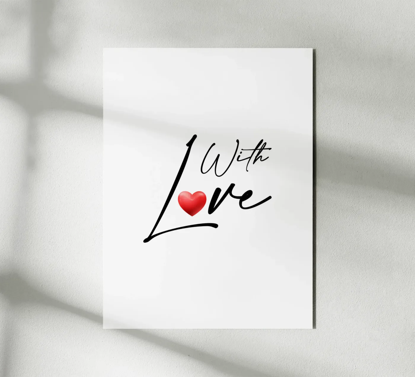con amore alluminio dibond da 🎁 NOBELART
