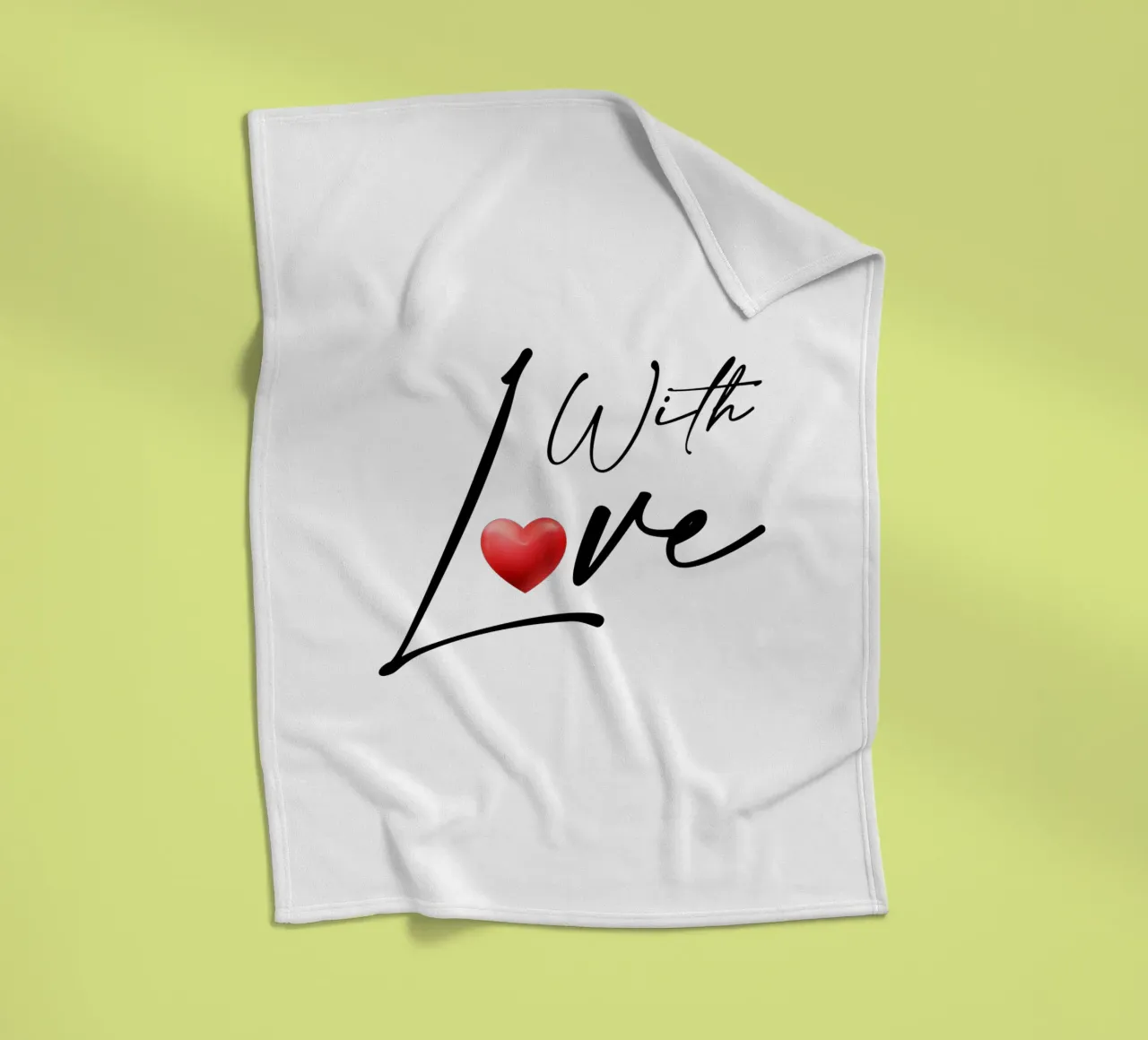 con amore coperta in pile da ARTVI-SHOP