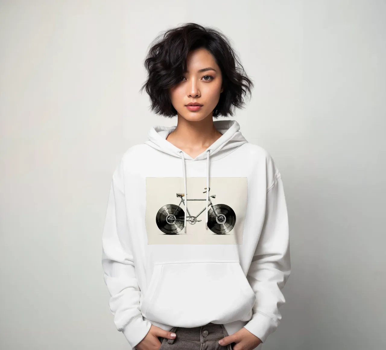 Velophone felpa con cappuccio da Florent Bodart