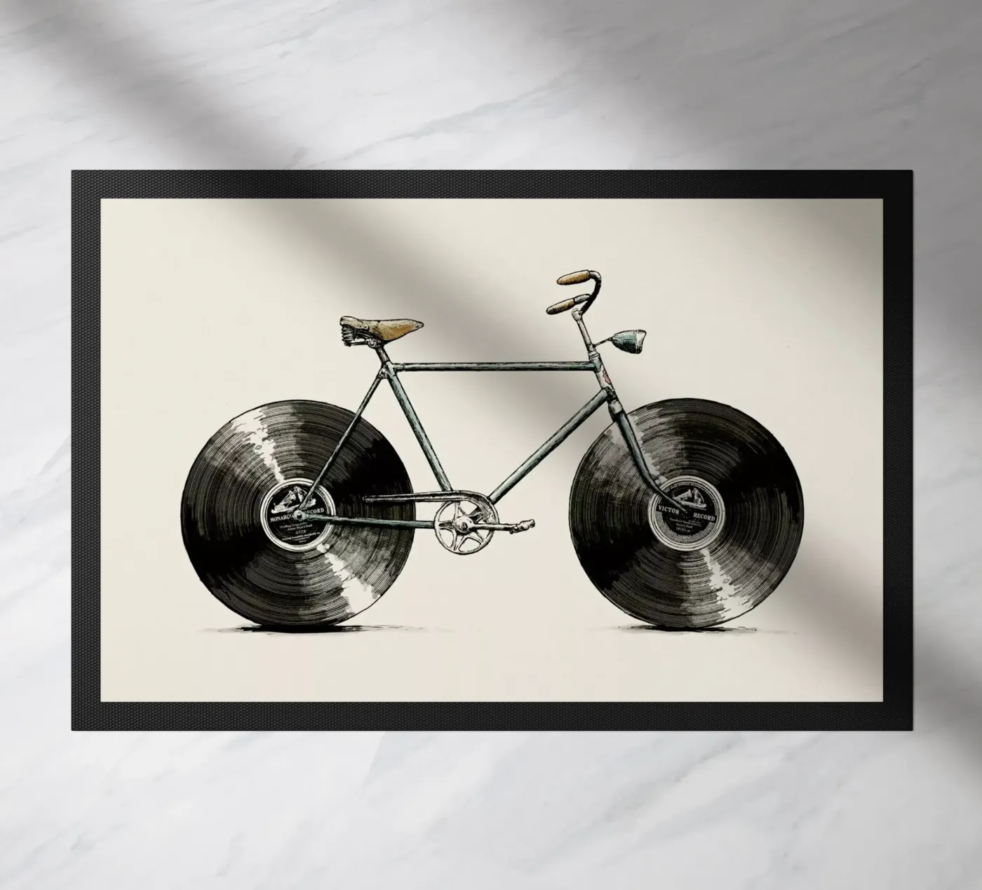 Velophone deurmat van Florent Bodart